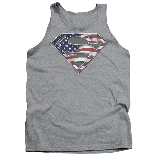 Superman - All - Adult Tank - Athletic Heather