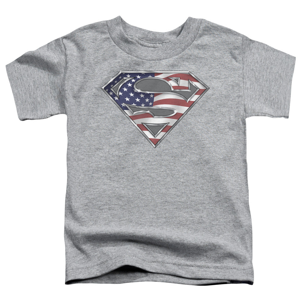 Superman - All - Short Sleeve Toddler Tee - Athletic Heather T-shirt