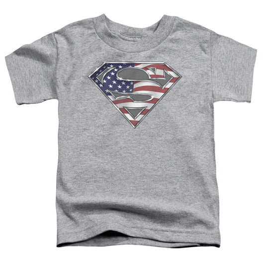 Superman - All - Short Sleeve Toddler Tee - Athletic Heather T-shirt