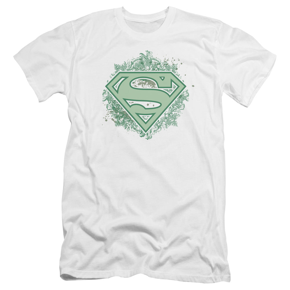 Superman Ornate Shield-premuim Canvas Adult Slim