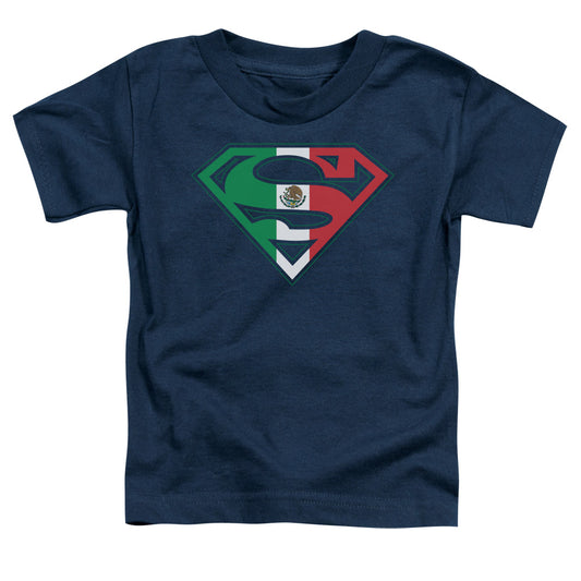 Superman - Mexican Shield - Short Sleeve Toddler Tee - Navy T-shirt