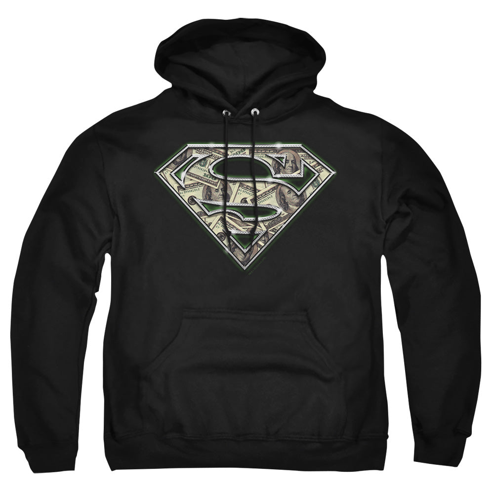 Superman - All About The Benjamins - Adult Pull-over Hoodie - Black