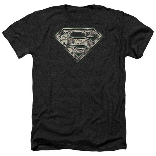 Superman - All About The Benjamins - Adult Heather-black