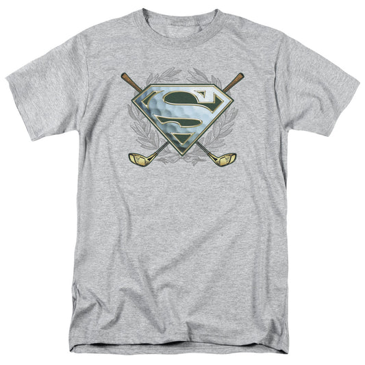 Superman - Fore! - Short Sleeve Adult 18/1 - Athletic Heather T-shirt