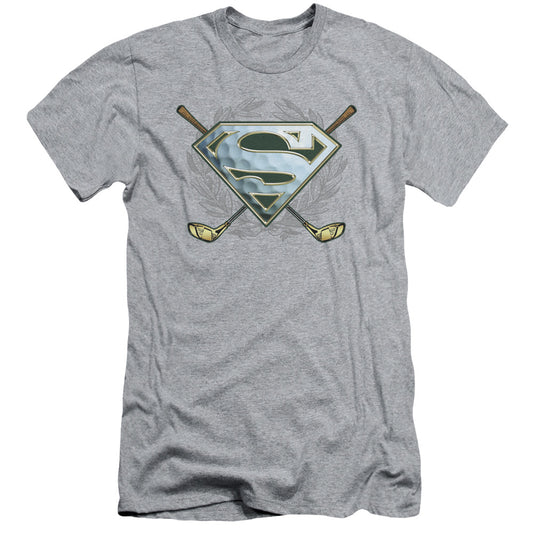 Superman - Fore! - Short Sleeve Adult 30/1 - Athletic Heather T-shirt