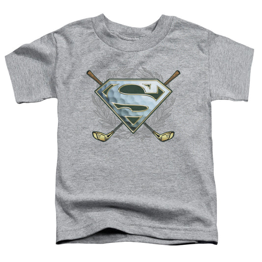 Superman - Fore! - Short Sleeve Toddler Tee - Athletic Heather T-shirt