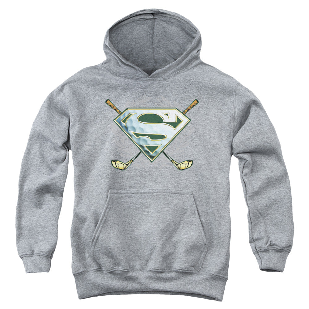 Superman - Fore! - Youth Pull-over Hoodie - Heather