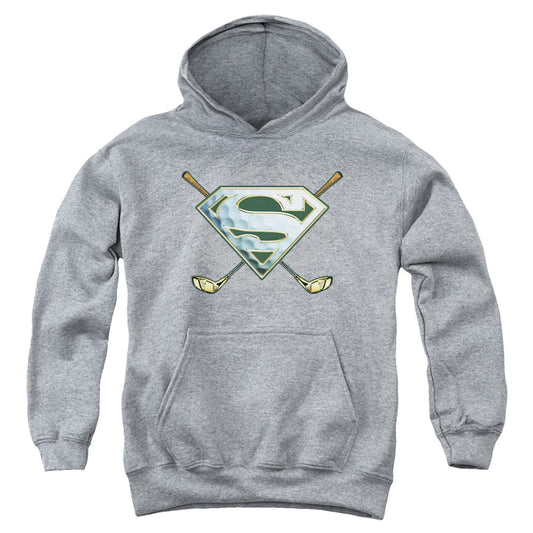 Superman - Fore! - Youth Pull-over Hoodie - Heather