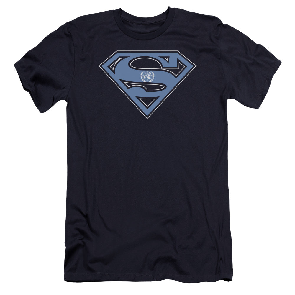 Superman - U N Shield-premuim Canvas Adult Slim Fit 30/1 - Navy