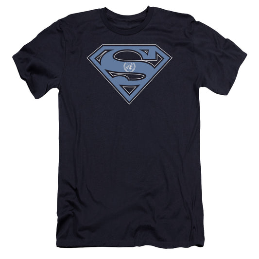 Superman - U N Shield-premuim Canvas Adult Slim Fit 30/1 - Navy