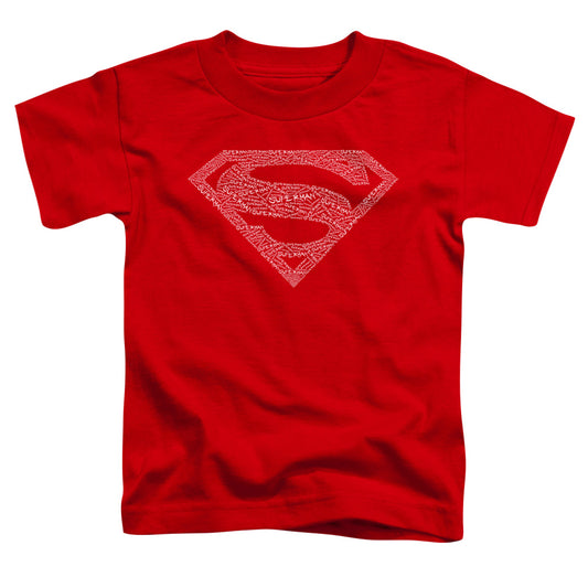 Dc - Robin Logo - Short Sleeve Toddler Tee - Red T-shirt