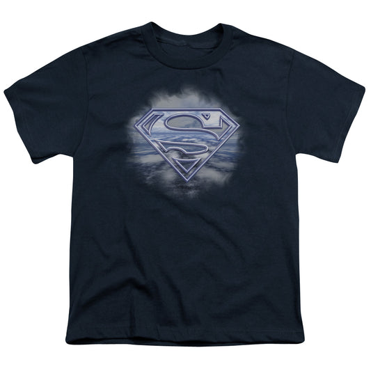 Superman - Freedom Of Flight - Short Sleeve Youth 18/1 - Navy T-shirt