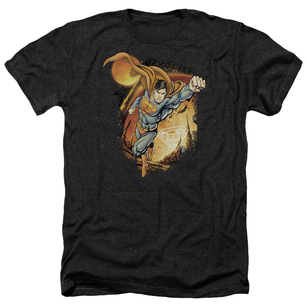 Superman - Last Sons - Adult Heather-black