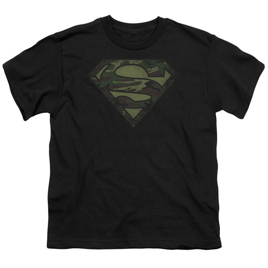 SUPERMAN CAMO LOGO DISTRESSED-S/S T-Shirt