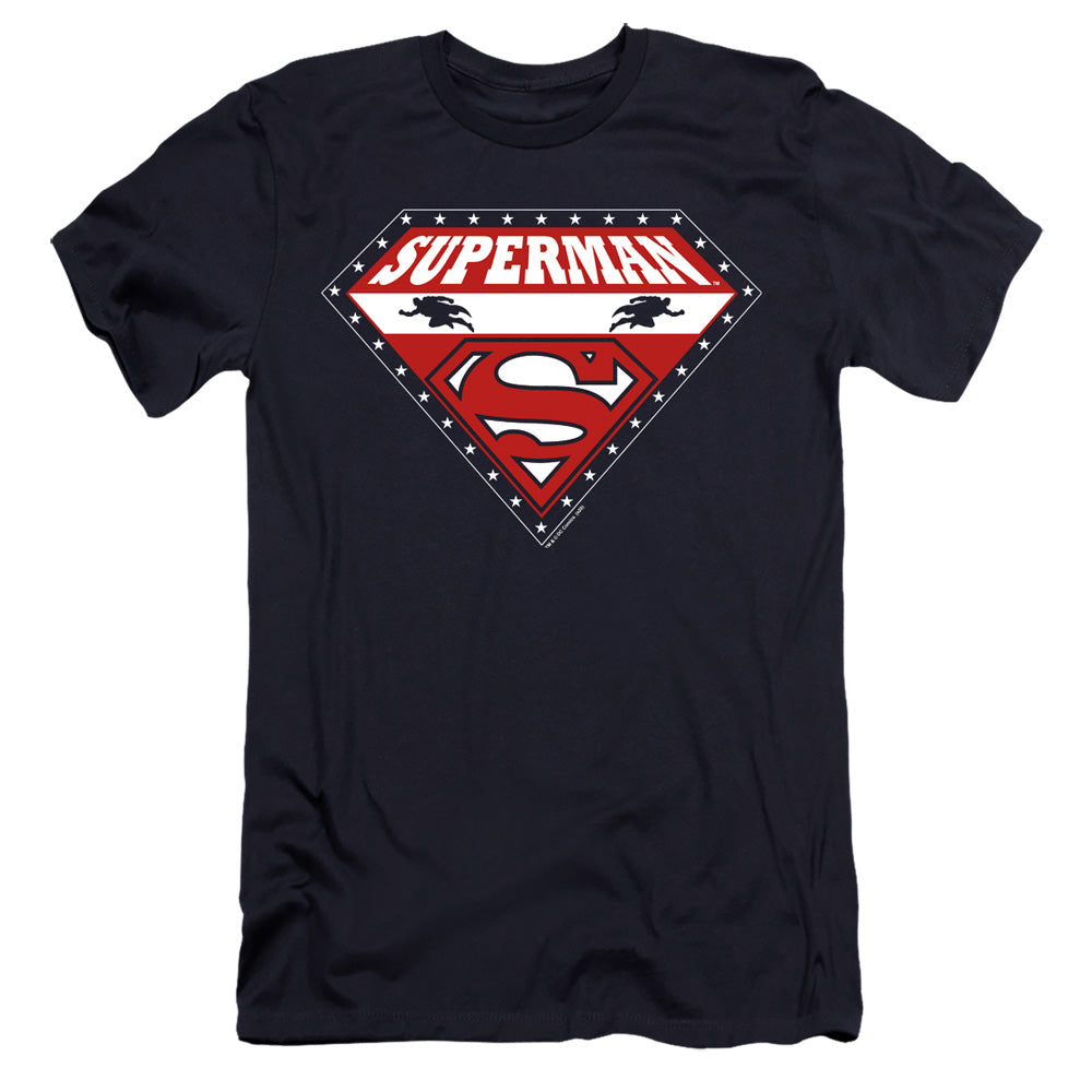 Superman - Superman For President-premuim Canvas Adult Slim Fit 30/1 - Navy