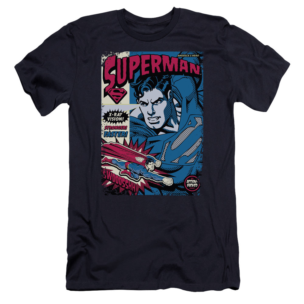 Superman Action Packed-premuim Canvas Adult Slim