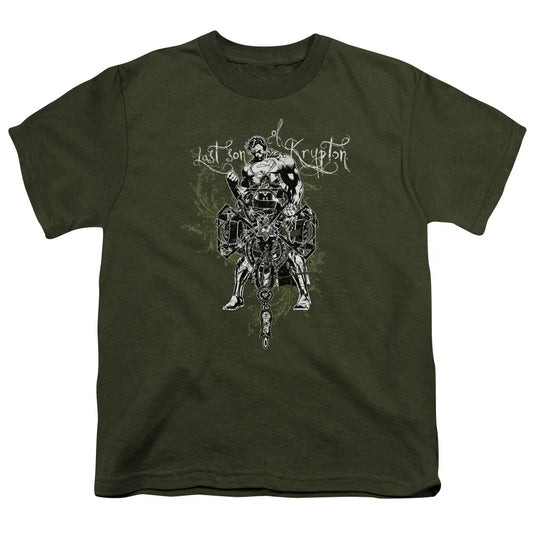 SUPERMAN LAST SON GOTHIC - S/S YOUTH 18/1 - MILITARY GREEN T-Shirt