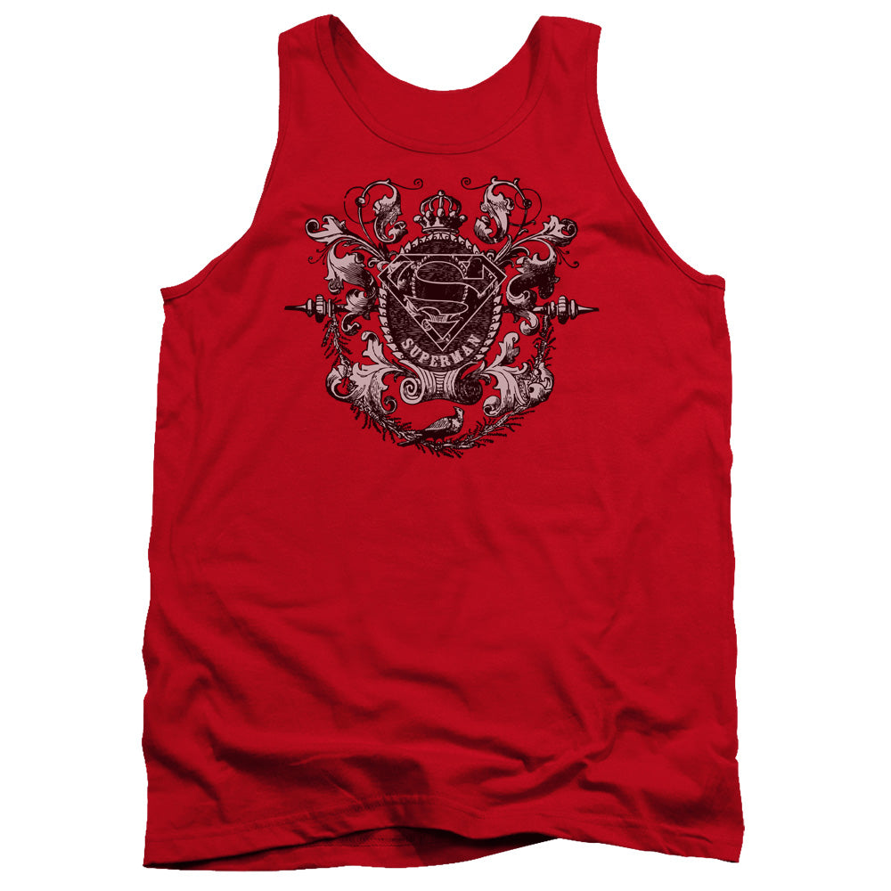 Superman - All Hail Superman - Adult Tank - Red