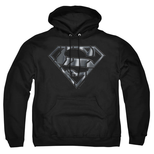 Superman - Mech Shield - Adult Pull-over Hoodie - Black