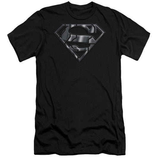 Superman - Mech Shield - Short Sleeve Adult 30/1 - Black T-shirt