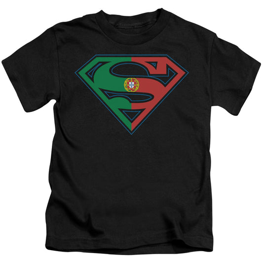 SUPERMAN PORTUGAL SHIELD - S/S JUVENILE 18/1 - BLACK - T-Shirt
