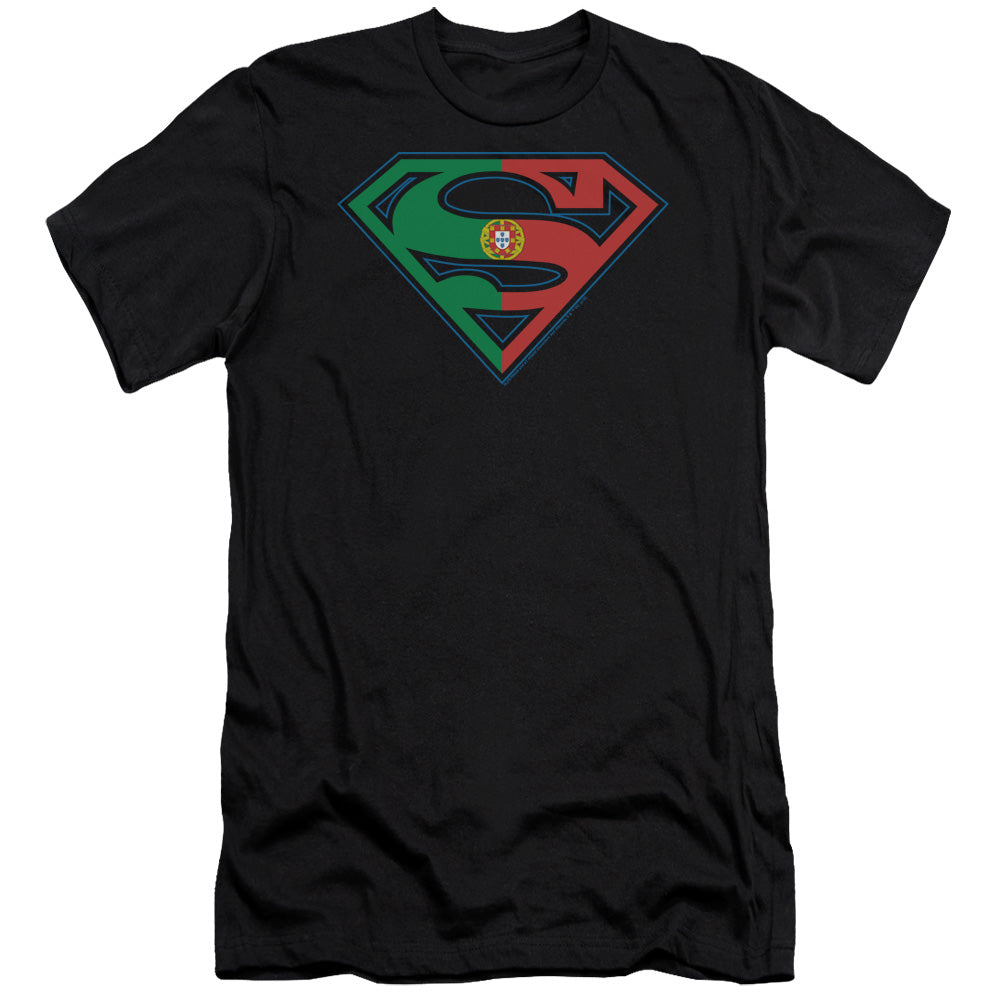 Superman - Portugal Shield-premuim Canvas Adult Slim Fit 30/1 - Black