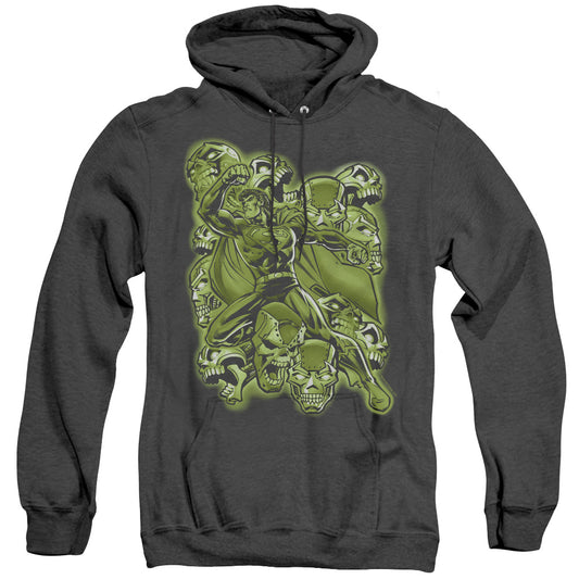 Superman - Metallo Mayhem - Adult Heather Hoodie - Black