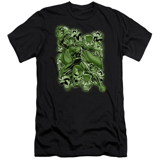 Superman - Metallo Mayhem-premuim Canvas Adult Slim Fit 30/1 - Black