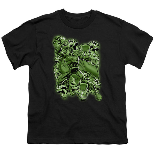 SUPERMAN METALLO MAYHEM - S/S YOUTH 18/1 - BLACK T-Shirt