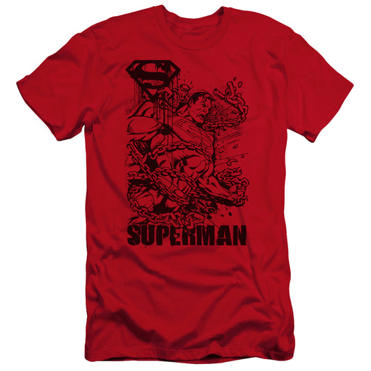 Superman Breaking Chains-premuim Canvas Adult Slim