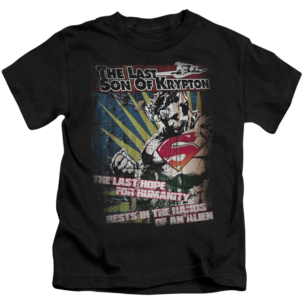 SUPERMAN LAST HOPE - S/S JUVENILE 18/1 - BLACK - T-Shirt
