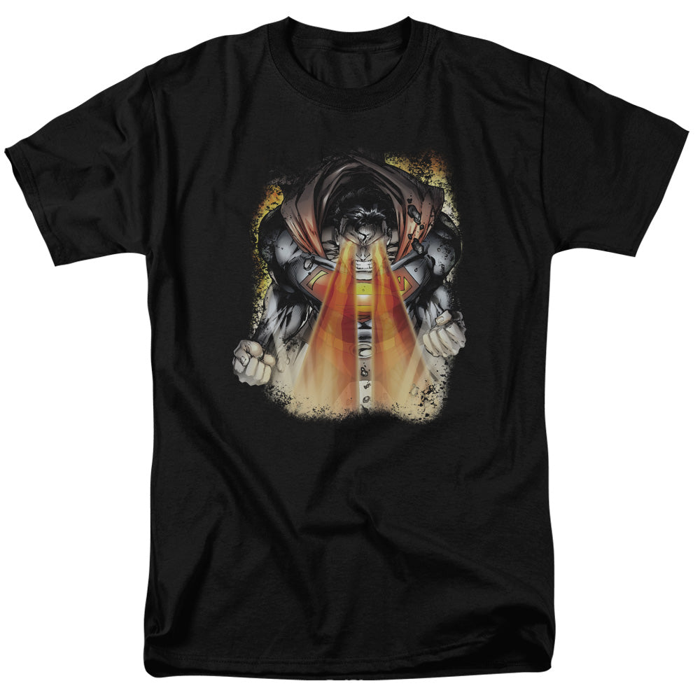 Superman - Cover 218 - Short Sleeve Adult 18/1 - Black T-shirt