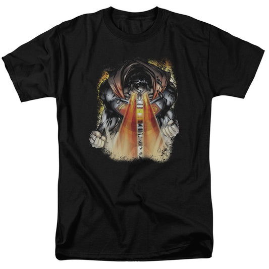 Superman - Cover 218 - Short Sleeve Adult 18/1 - Black T-shirt