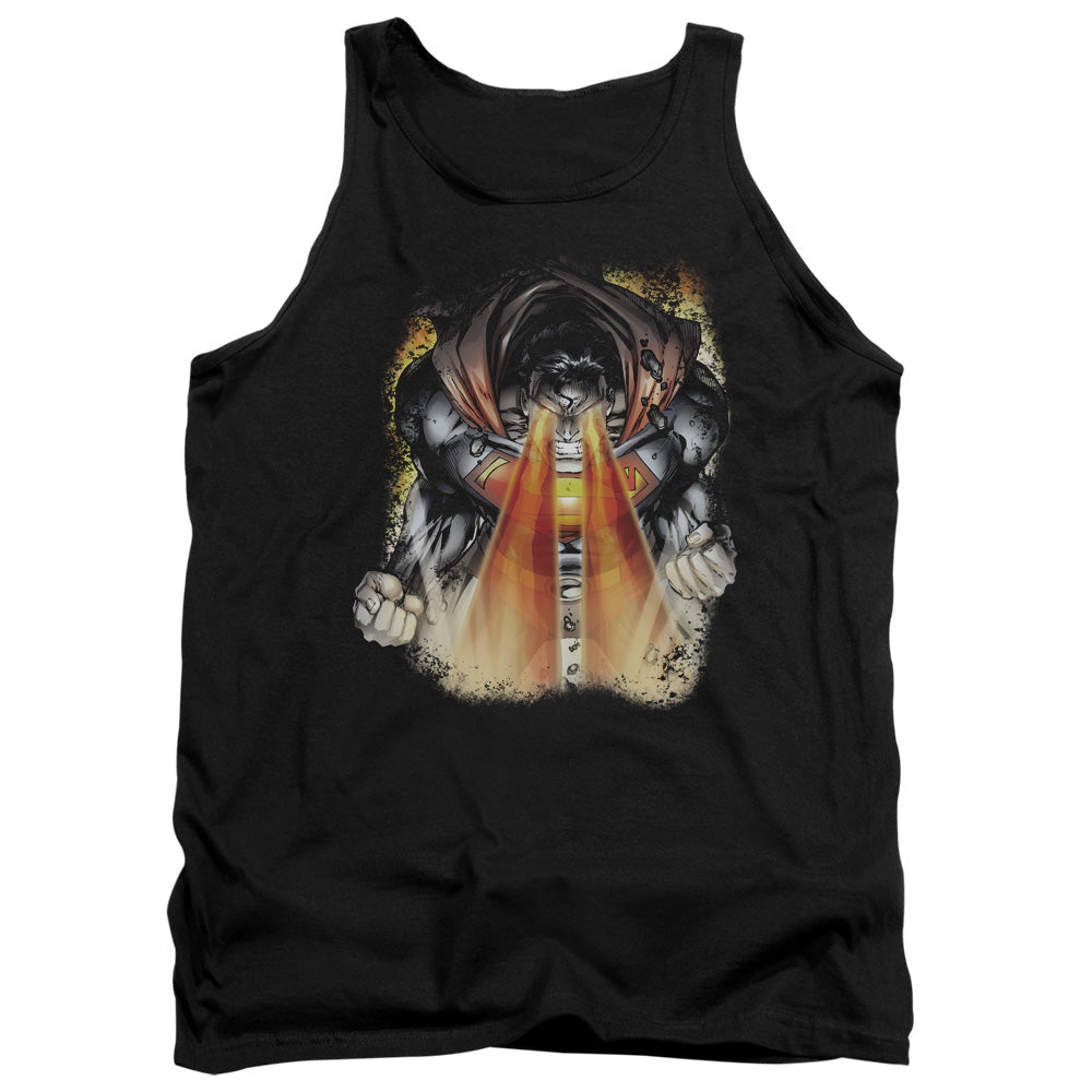 Superman - Cover 218 - Adult Tank - Black