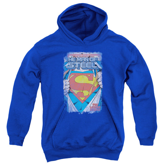 Superman - Legendary - Youth Pull-over Hoodie - Royal