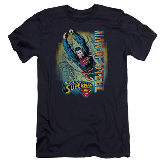 Superman - Breakthrough-premuim Canvas Adult Slim Fit 30/1 - Navy