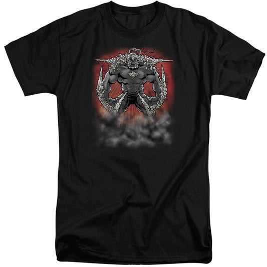 Superman - Doomsday Dust - Short Sleeve Adult Tall - Black T-shirt