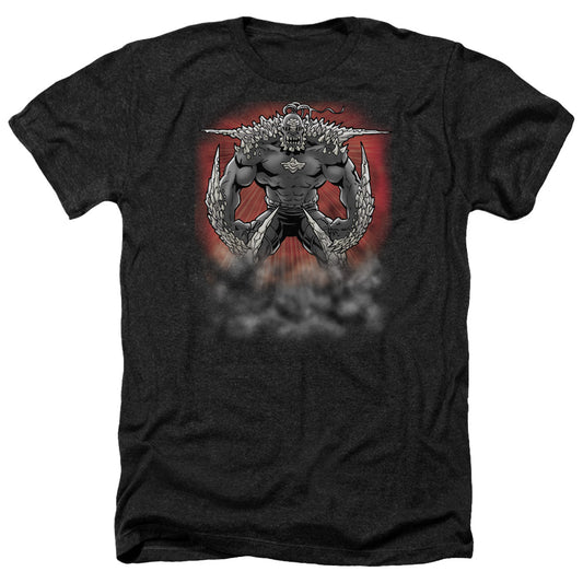 Superman - Doomsday Dust - Adult Heather-black