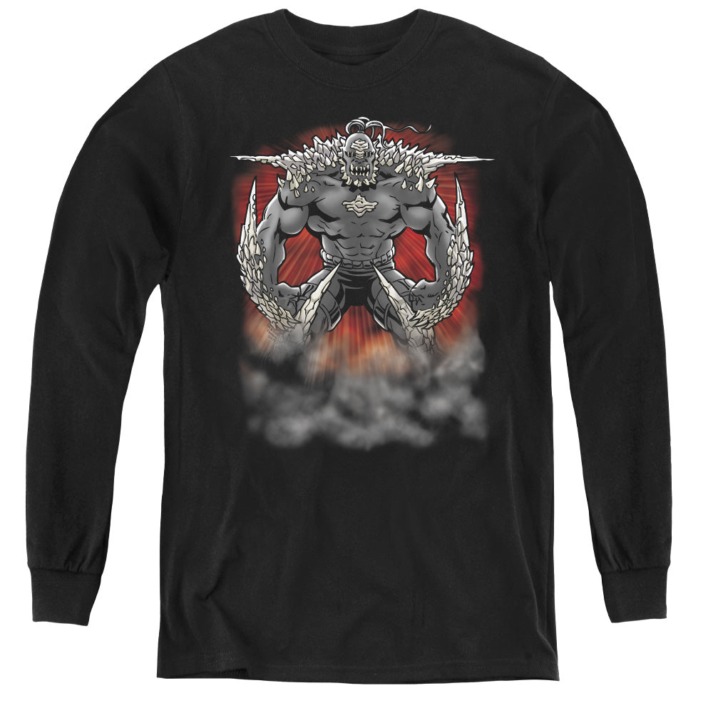 Superman - Doomsday Dust - Youth Long Sleeve Tee - Black
