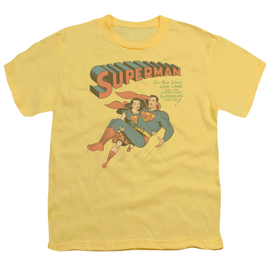 Superman - #57 Cover - Short Sleeve Youth 18/1 - Banana T-shirt