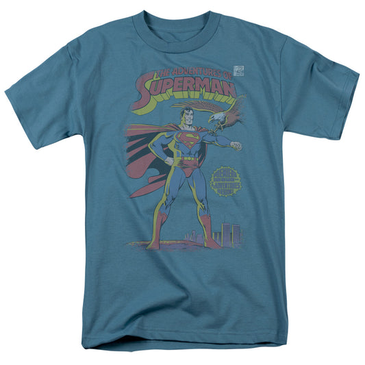SUPERMAN AOFM #424 COVER - S/S ADULT 18/1 - SLATE T-Shirt