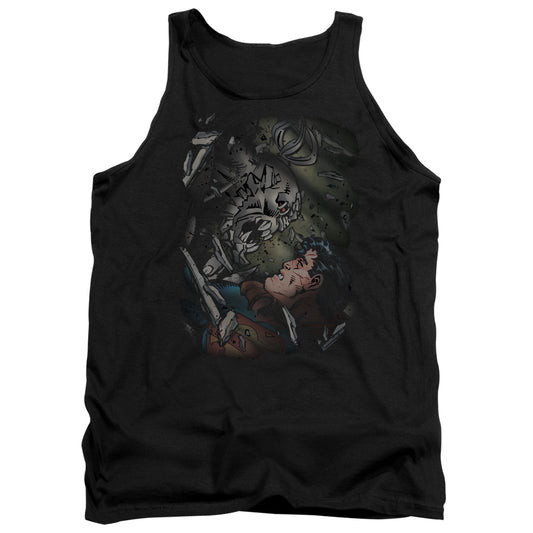 Superman - Epic Battle - Adult Tank - Black