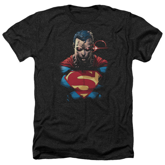 Superman - Displeased - Adult Heather-black