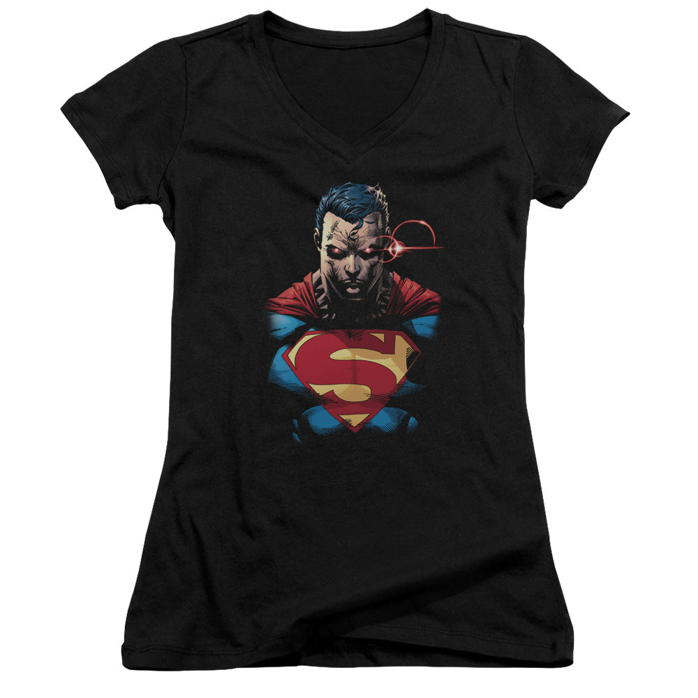 Superman - Displeased-junior V-neck - Black