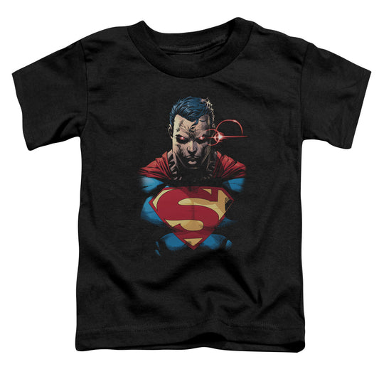 Superman - Displeased - Short Sleeve Toddler Tee - Black T-shirt