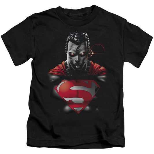 SUPERMAN HEAT VISION CHARGED - S/S JUVENILE 18/1 - BLACK - T-Shirt