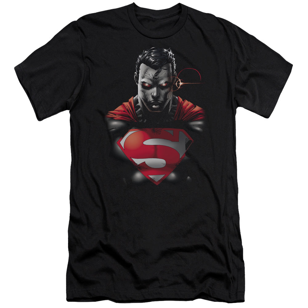 Superman - Heat Vision Charged-premuim Canvas Adult Slim Fit 30/1 - Black