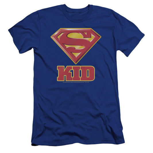 Superman - Super Kid-premuim Canvas Adult Slim Fit 30/1 - Royal Blue