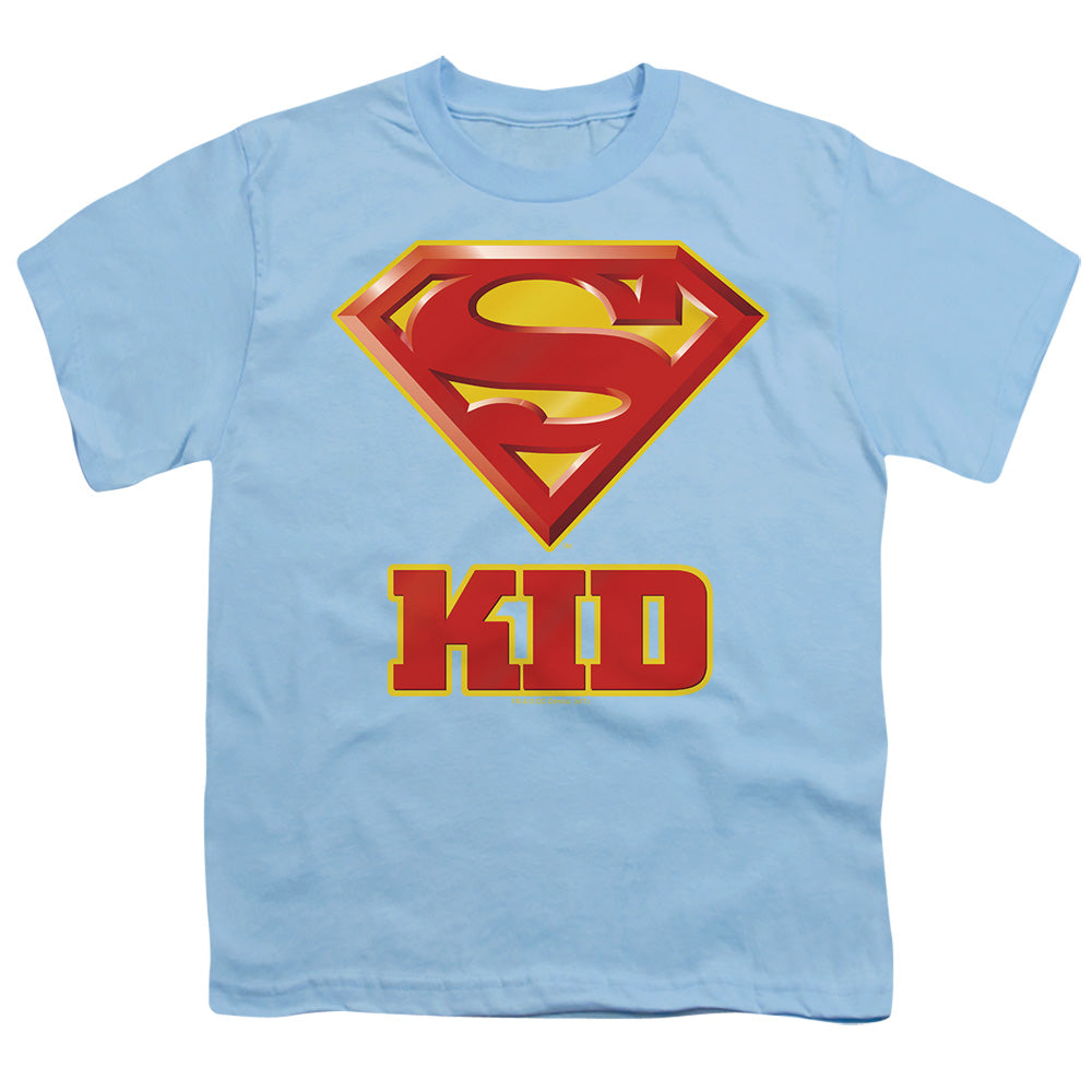 Superman - Super Kid - Short Sleeve Youth 18/1 - Royal Blue T-shirt