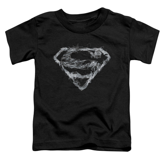 Superman - Smoking Shield - Short Sleeve Toddler Tee - Black T-shirt